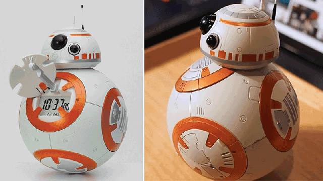 Adorable BB-8 Alarm Clock Goes Nuts When It’s Time For You To Wake Up
