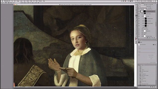 Recreating A 17th Century Painting In Photoshop Is Basically Magic