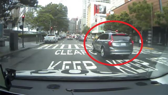 We’re Pretty Sure This Is A Self-Driving Uber Blowing A Red Light