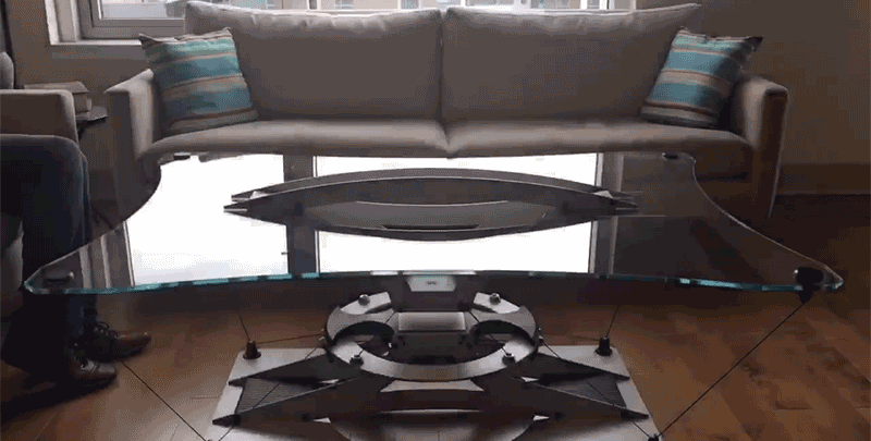 This $30,000 Coffee Table Floats Like A Hoverboard