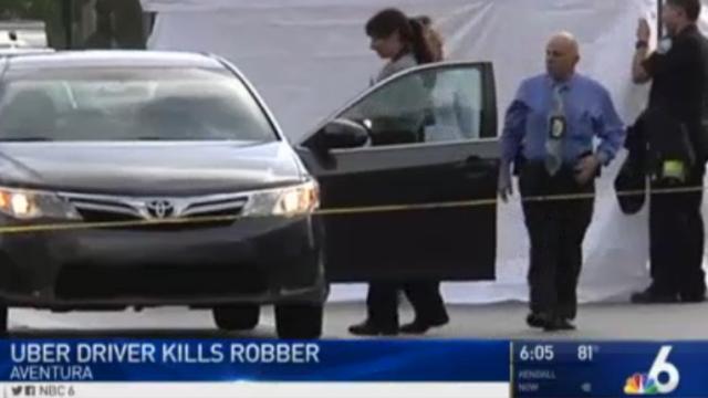 US Uber Driver Shoots And Kills Alleged Robber While Passenger Looks On