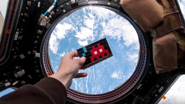 Space Invader Invades Space