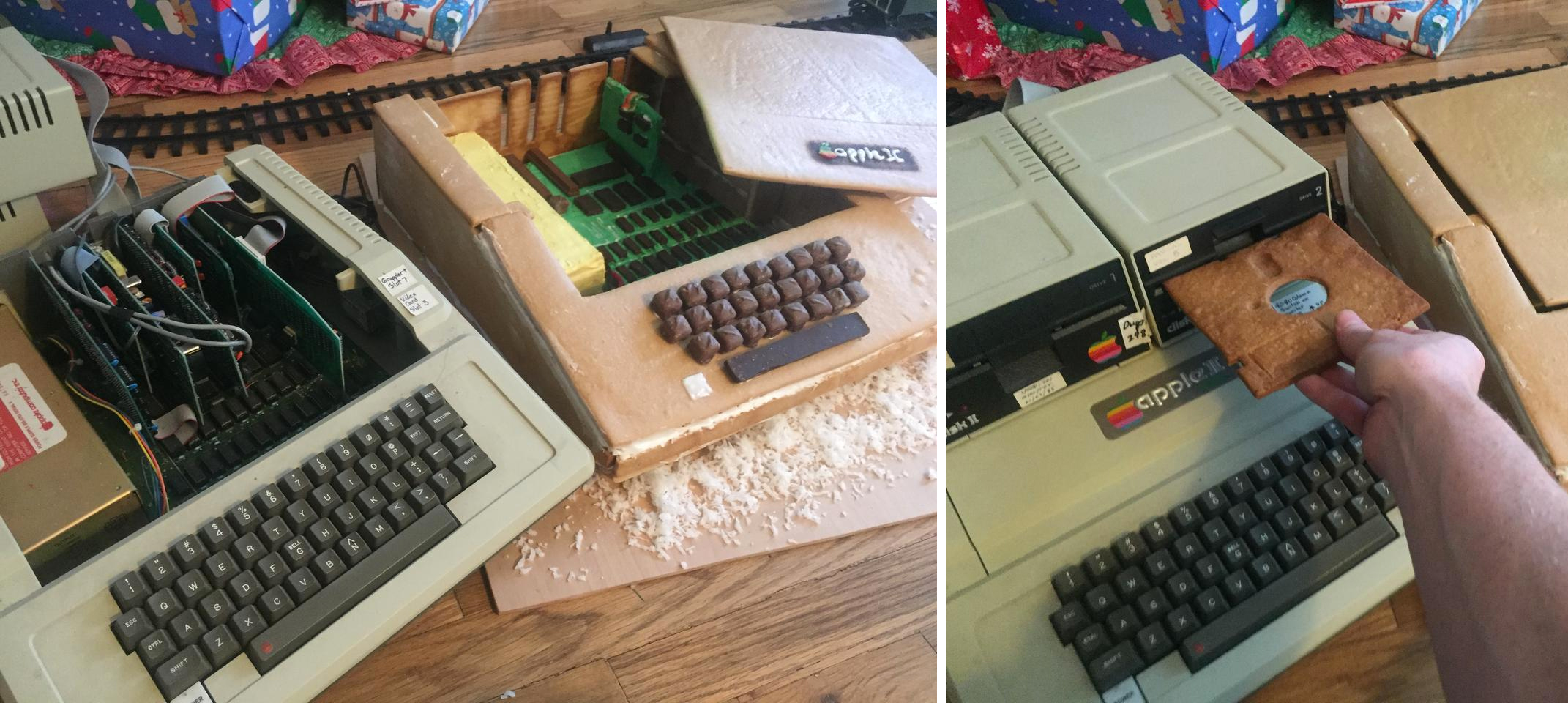 This Gingerbread Apple II Computer Is Perfectly Edible Inside And Out