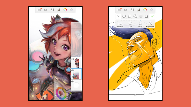 Adri's Artbook - Drawing stress in 3 different drawing apps