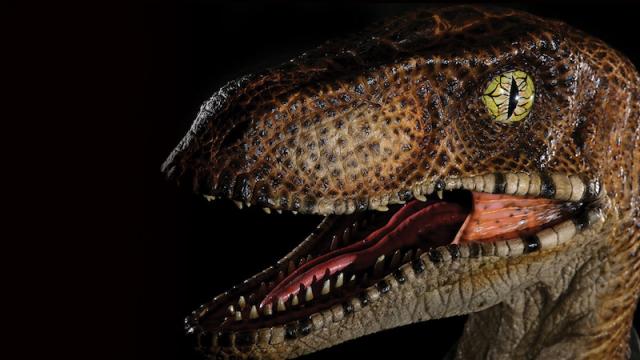 Put This $1600 Jurassic Park Velociraptor Head In Your Front Hall To Greet, Terrify Guests
