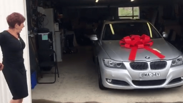 Aussie Brothers Save Up For Years To Buy Mum Her Dream BMW For Christmas