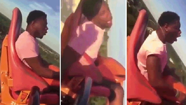 Video Of A Guy Fainting On A Coaster Is Even Better With Windows Sound Effects