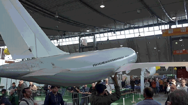 Giant 5-Metre-Wide RC Plane Weighs Less Than Half A Kilo