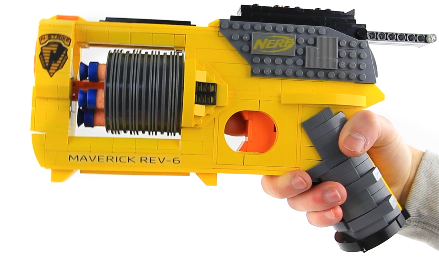 You Can Build A Working Nerf Blaster Using LEGO