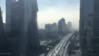 Eerie Time-Lapse Shows Beijing Engulfed By A Relentless Wall Of Smog