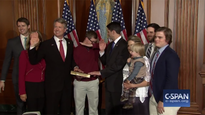 Cool Teen Ruins Dad’s Congressional Swearing In Ceremony With Meme