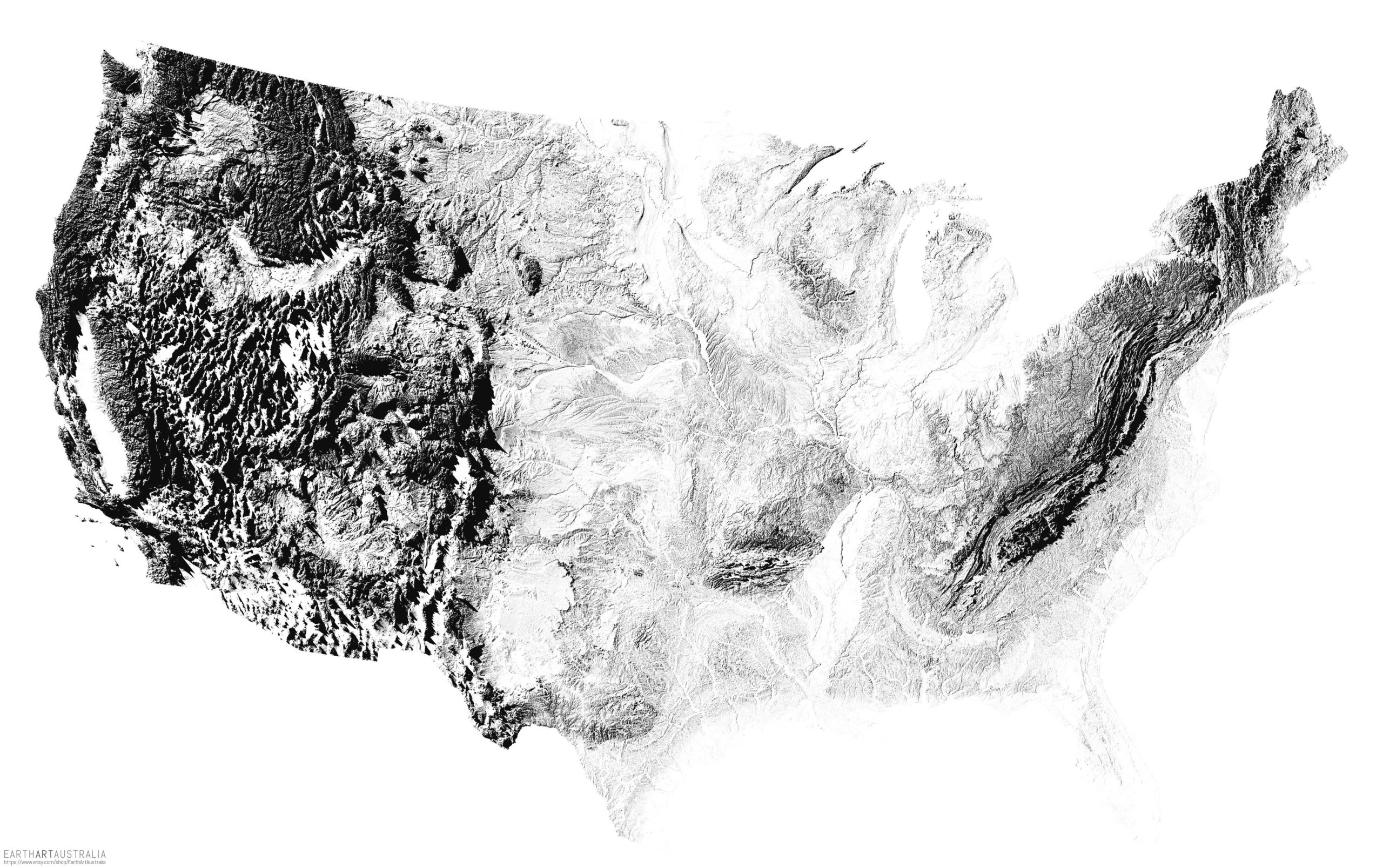 Striking New Maps Show The Beauty Of Earth’s Shadows