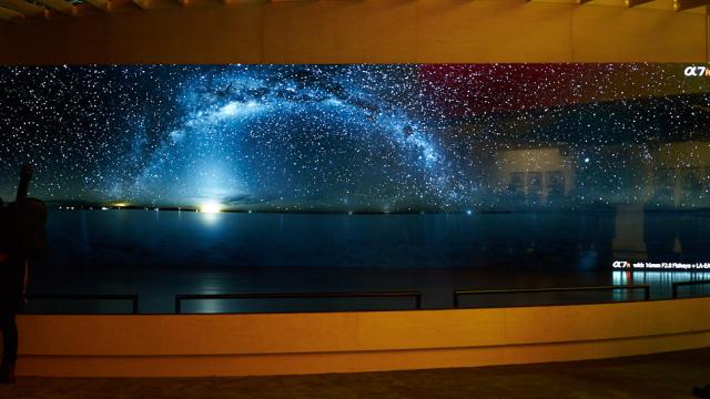 Sony’s Gigantic Space Wall Is Actually Hundreds Of Tiny LED Tiles