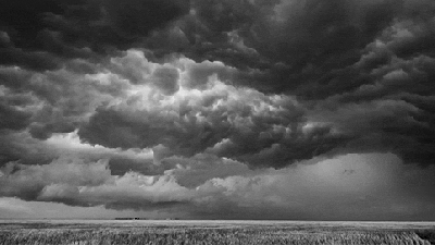 Storm Clouds Look Even More Terrifying In Black And White