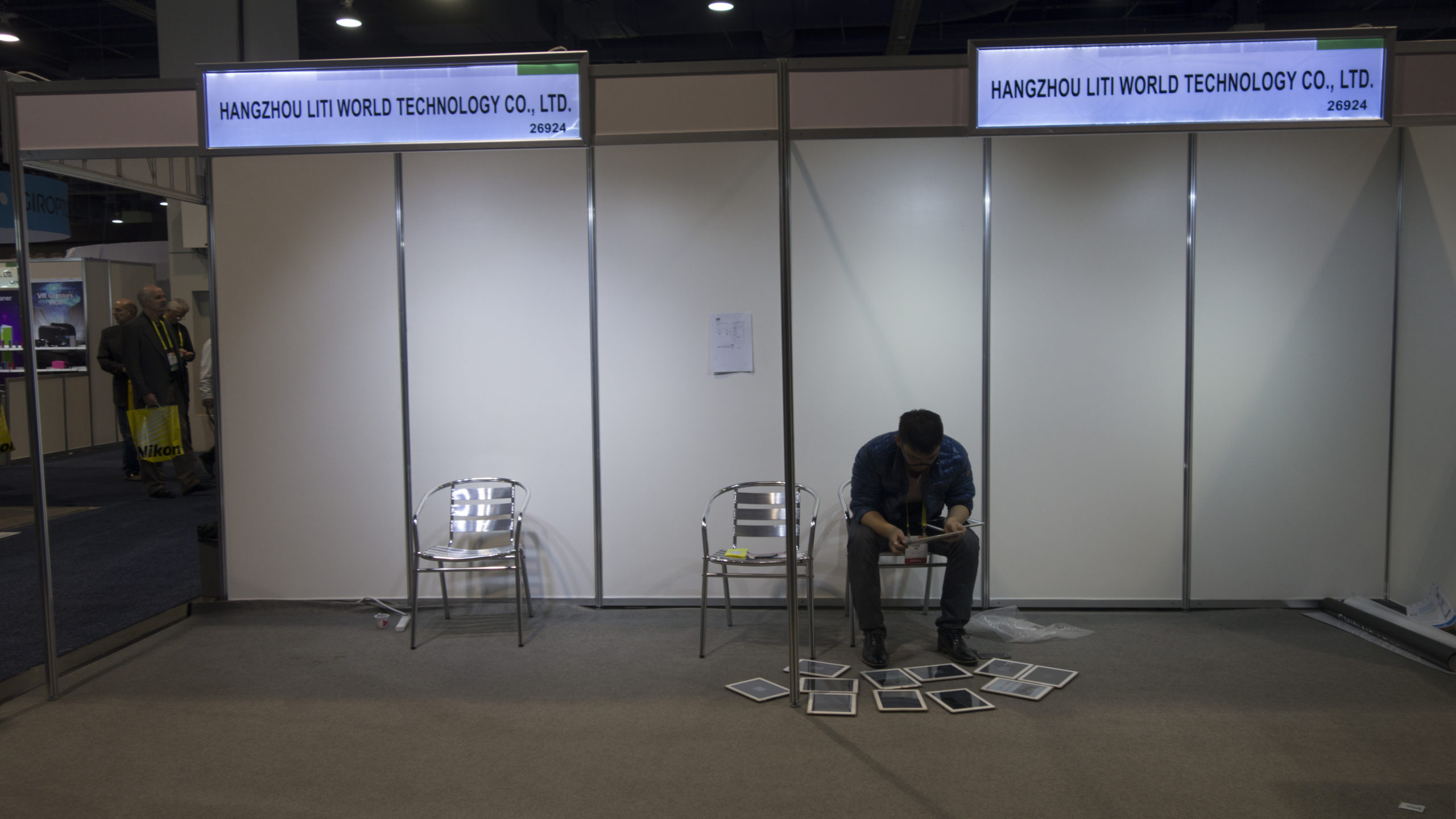 Dear God, Please Save This Poor Soul From The Saddest Booth At CES 2017