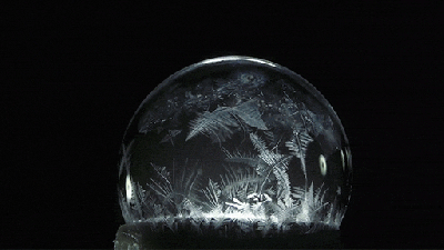 The Patterns That Come Out When Bubbles Freeze Are So Cool