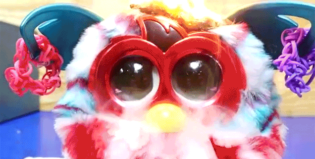 Watch A Furby Cry Tears Of Smoke While It Burns To Hell From The Inside
