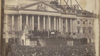 Exceptionally Rare Photograph Of Lincoln’s First Inauguration Will Go On Display Today