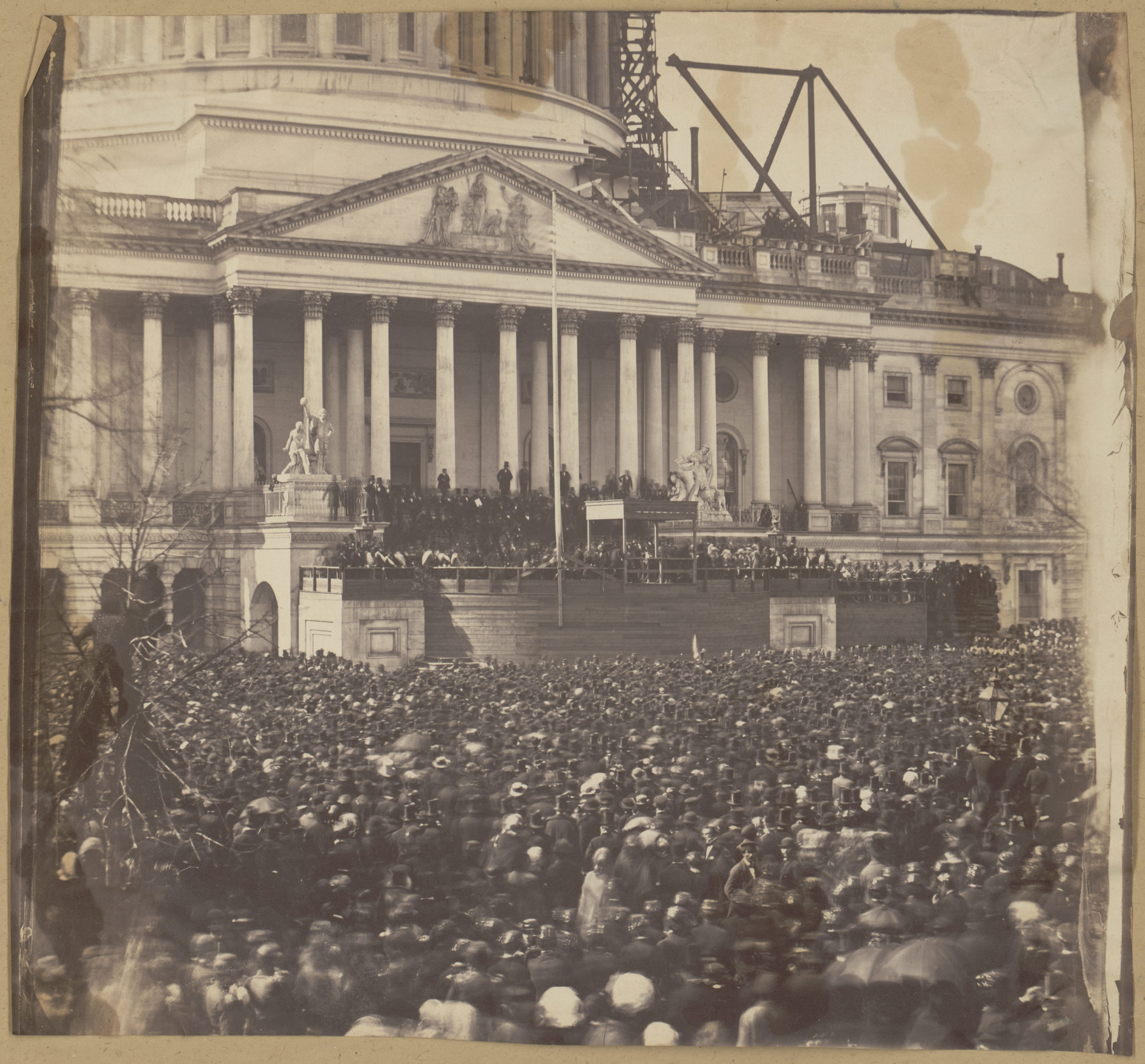 Exceptionally Rare Photograph Of Lincoln’s First Inauguration Will Go On Display Today