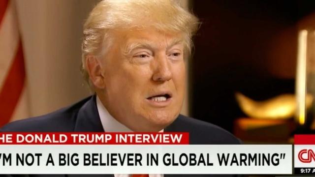The Ten Most Horrifying Things Trump Has Said About Climate Change