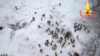 Ten Survivors Pulled From Italian Hotel Following Devastating Avalanche