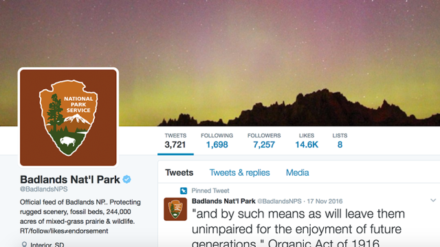 The Badlands National Parks Service Can’t Stop Serving Trump Shade On Twitter