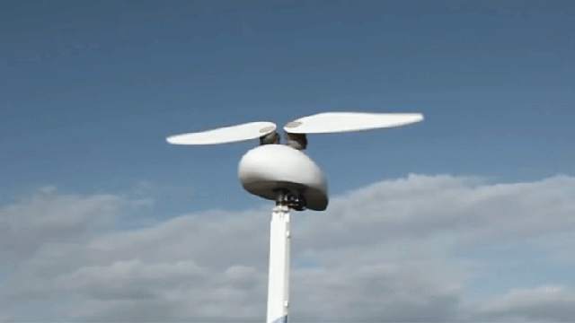 A Wind Turbine With Flapping Wings Might Be Quieter And Safer For Birds