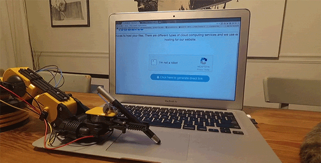Watch This Cheeky Robot Trick A CAPTCHA Into Thinking It’s Not A Robot