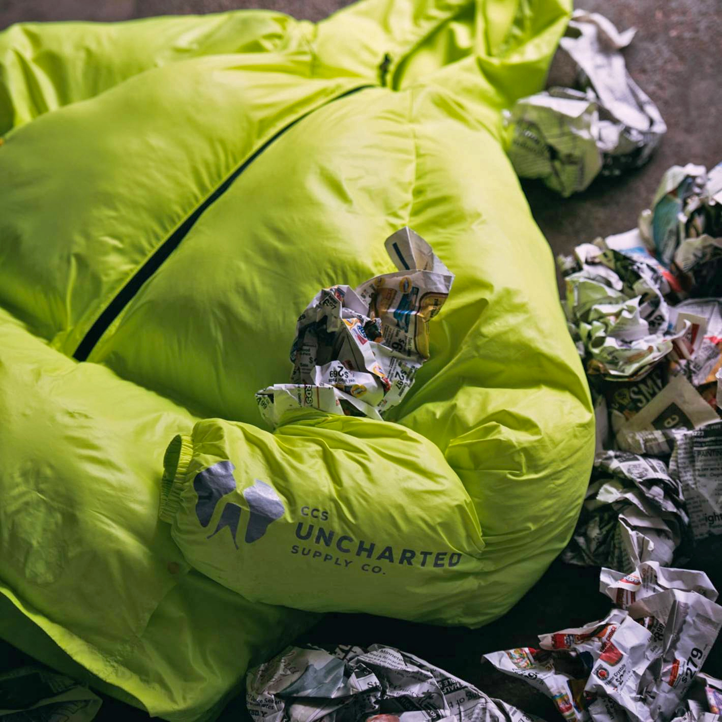 Stuff This Windbreaker With Leaves Or Newspapers And It Becomes A Warm Emergency Parka