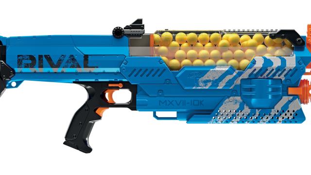 Nerf’s Colossal New Gun Blasts 100 Rounds At 112KM/H