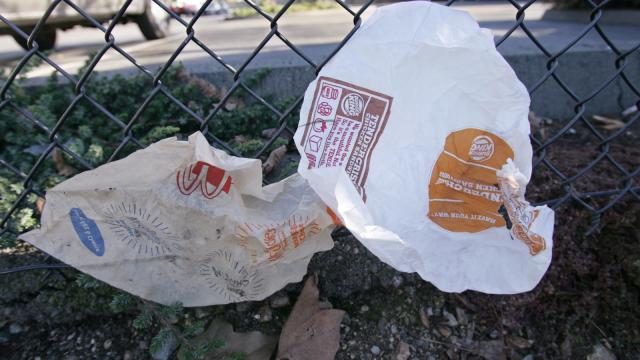 Even Your Fast Food’s Wrapper Is Bad For You