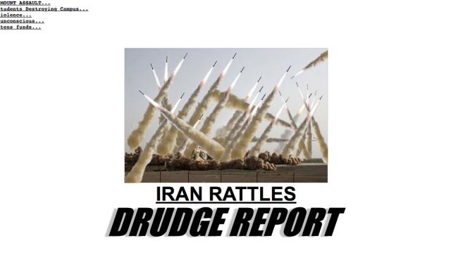 Drudge Report Stokes Iran Fears With Fake Missile Photo Featuring Jar Jar Binks