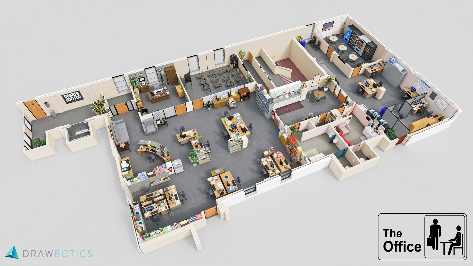 Detailed 3D Floor Plans Reveal Everything You Missed While Binge-Watching Your Favourite Shows