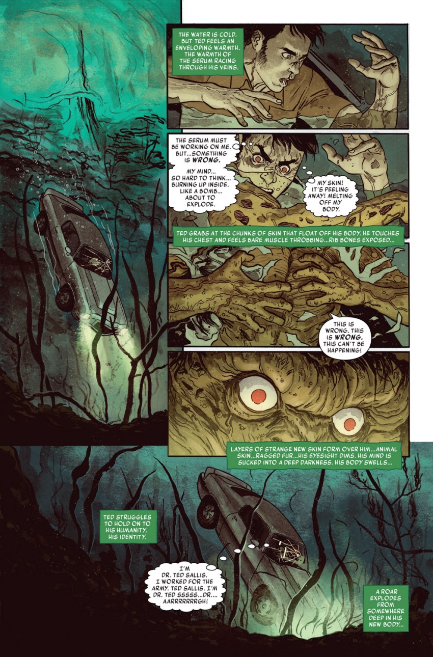 Here’s The First Look At R.L. Stine’s Creeptastic Marvel Comic, Man-Thing