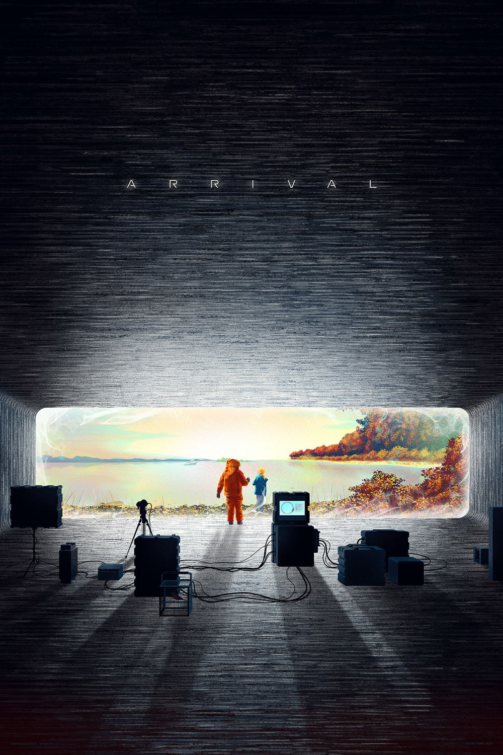 Mondo’s Poster For Arrival Is Simple, Stunning And Very, Very Sad
