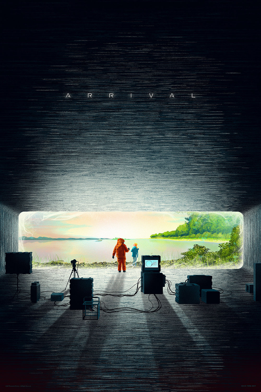 Mondo’s Poster For Arrival Is Simple, Stunning And Very, Very Sad