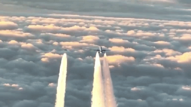 Watch German Typhoons Intercept A Boeing 777 That Lost Contact With The Airport