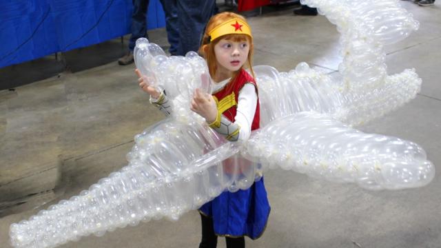 Just Let This Little Girl’s Wonder Woman Invisible Jet Costume Win Every Contest