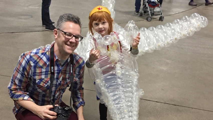 Just Let This Little Girl’s Wonder Woman Invisible Jet Costume Win Every Contest
