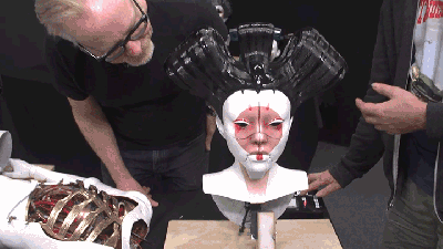 Adam Savage Geeks Out Over Ghost In The Shell’s Robot Geishas
