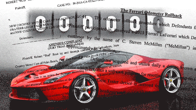 Ferrari Accused Of Allowing Illegal Odometer Rollbacks In New US Lawsuit