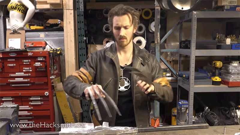 Guy Builds Electrified Wolverine Claws Because Sharpened Steel Isn’t Dangerous Enough