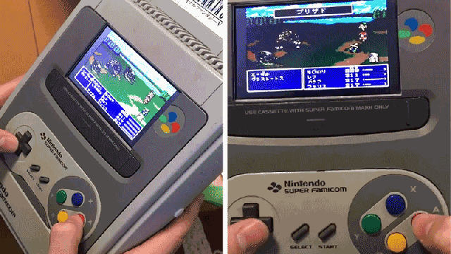 Guy Builds A Portable SNES That’s Basically The Switch’s Great-Great-Grandfather