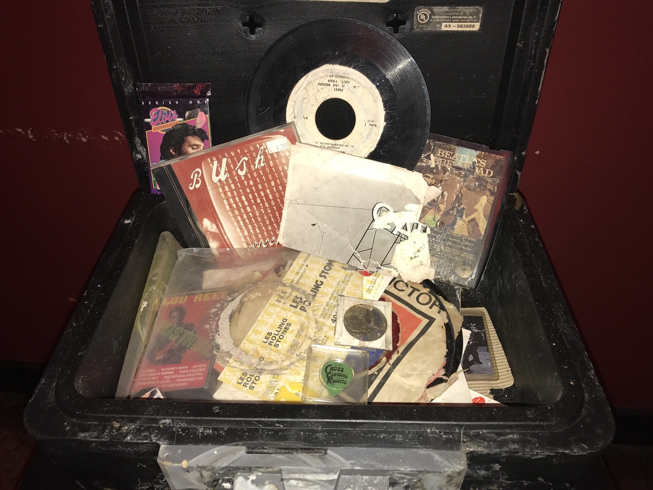 Music Memorabilia Time Capsule Opened Prematurely, Which Is No Big Deal Because It Happens To A Lot Of Guys