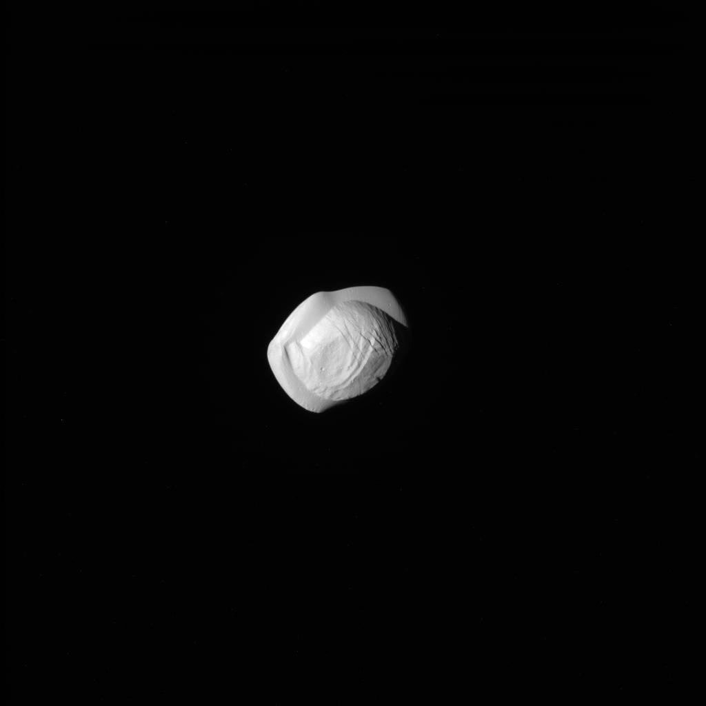 New Up-Close Images Of Saturn’s Tiny Moon Prove It’s A Dumpling