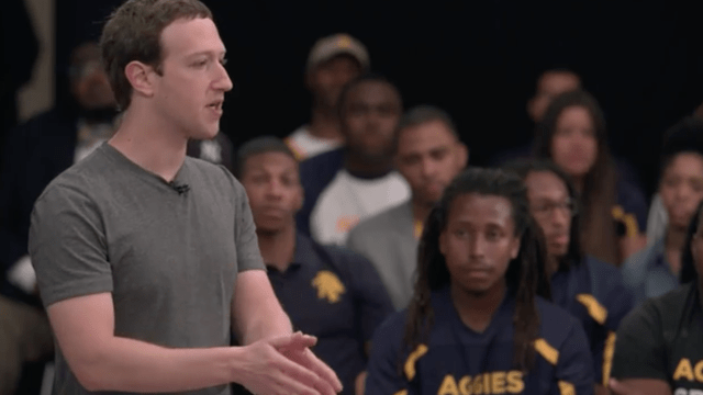 Mark Zuckerberg, CEO Of A One Per Cent Black Company, Spoke To Black Students About ‘Diversity’