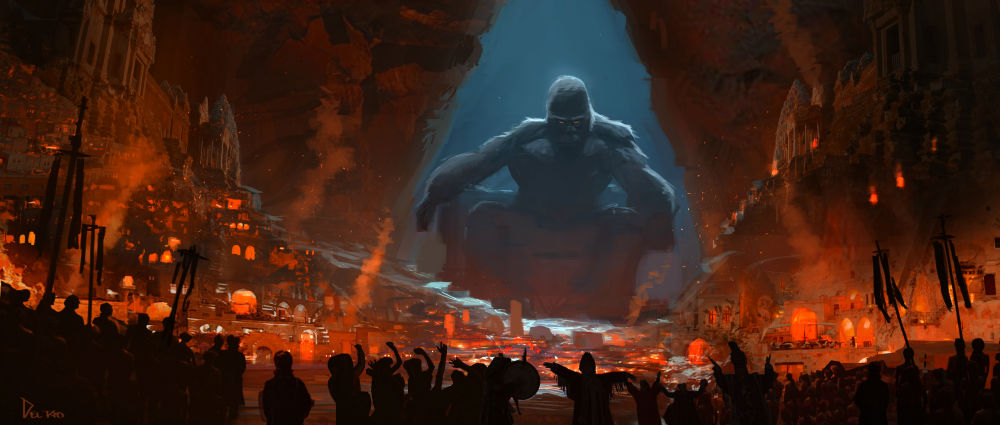 This Gorgeous Kong: Skull Island Concept Art Is Fit For A King