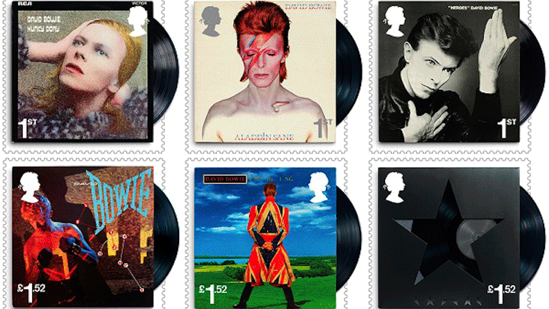 A Bunch Of David Bowie Commemorative Stamps Fell To Earth (And You Can Win Them)