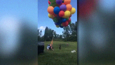 Man Who Risked Lives Flying A Balloon Chair Fined $US26,000