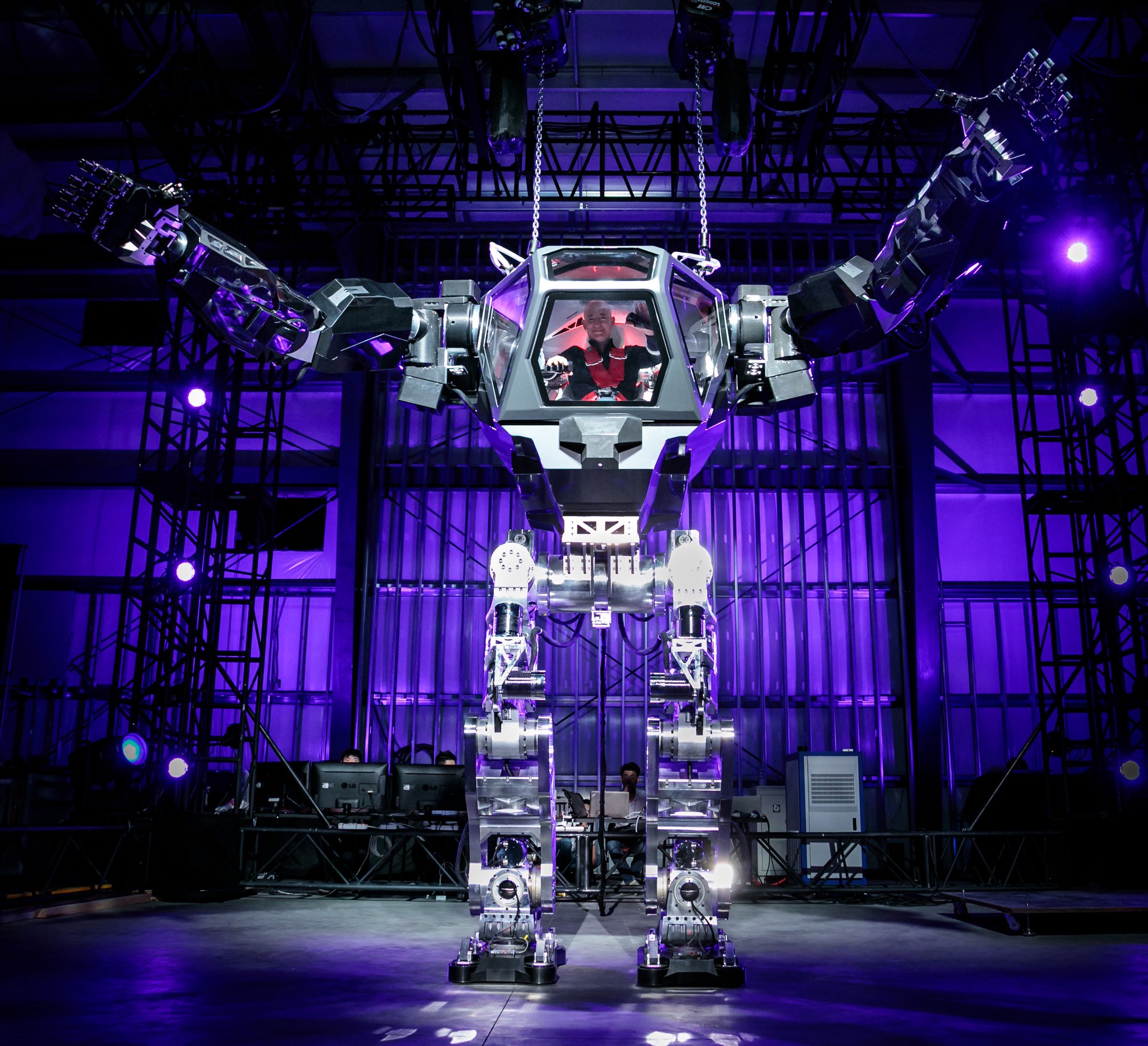 Jeff Bezos, Aspiring Supervillain, Tests Out Gigantic Robot Suit